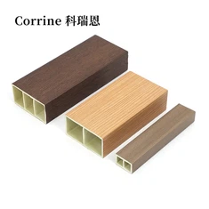 Tabung kayu batang kayu dekoratif interior